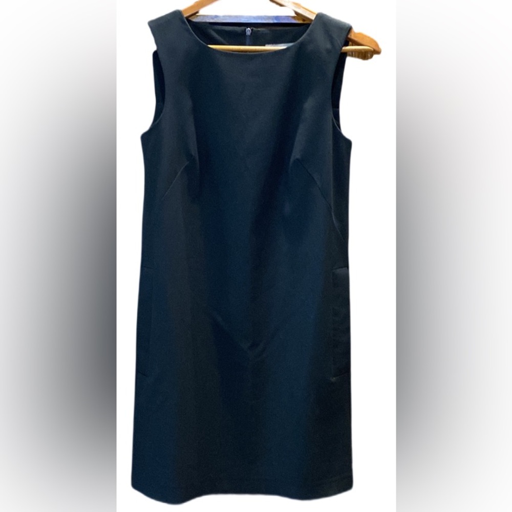 Zara Black Sleeveless Sheath Dress w/ Pockets - Size XS